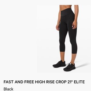 Lululemon Fast and Free Leggings